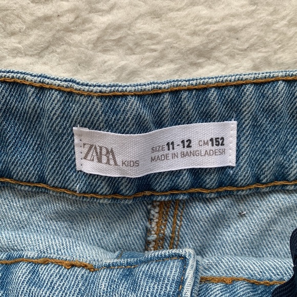 ZARA KIDS high waisted denim skirt - Picture 4 of 5